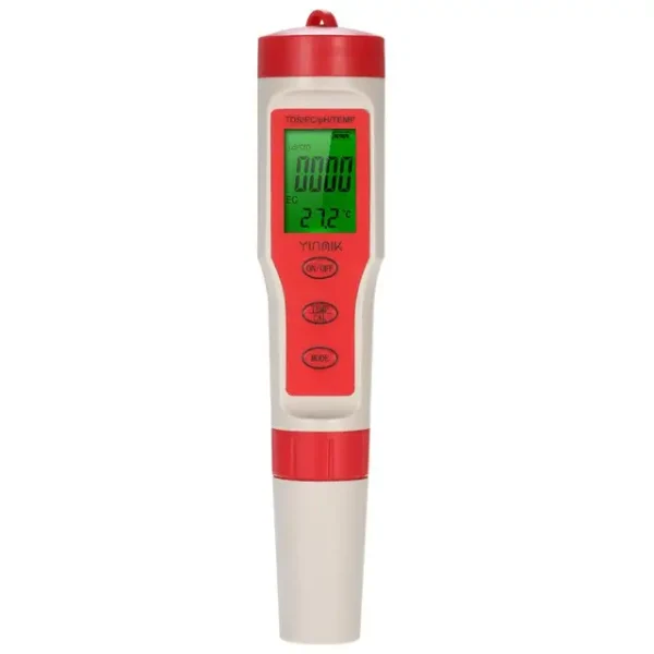 Комбінований вологозахищений TDS/pH/ЕС/Temp метр EZ9908 з термометром і змінним електродом, АТС
